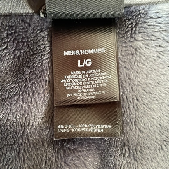 North Face Men’s Large Waterproof Rain Shell Lined Blue Gray Mint Jacket Coat - Picture 6 of 6